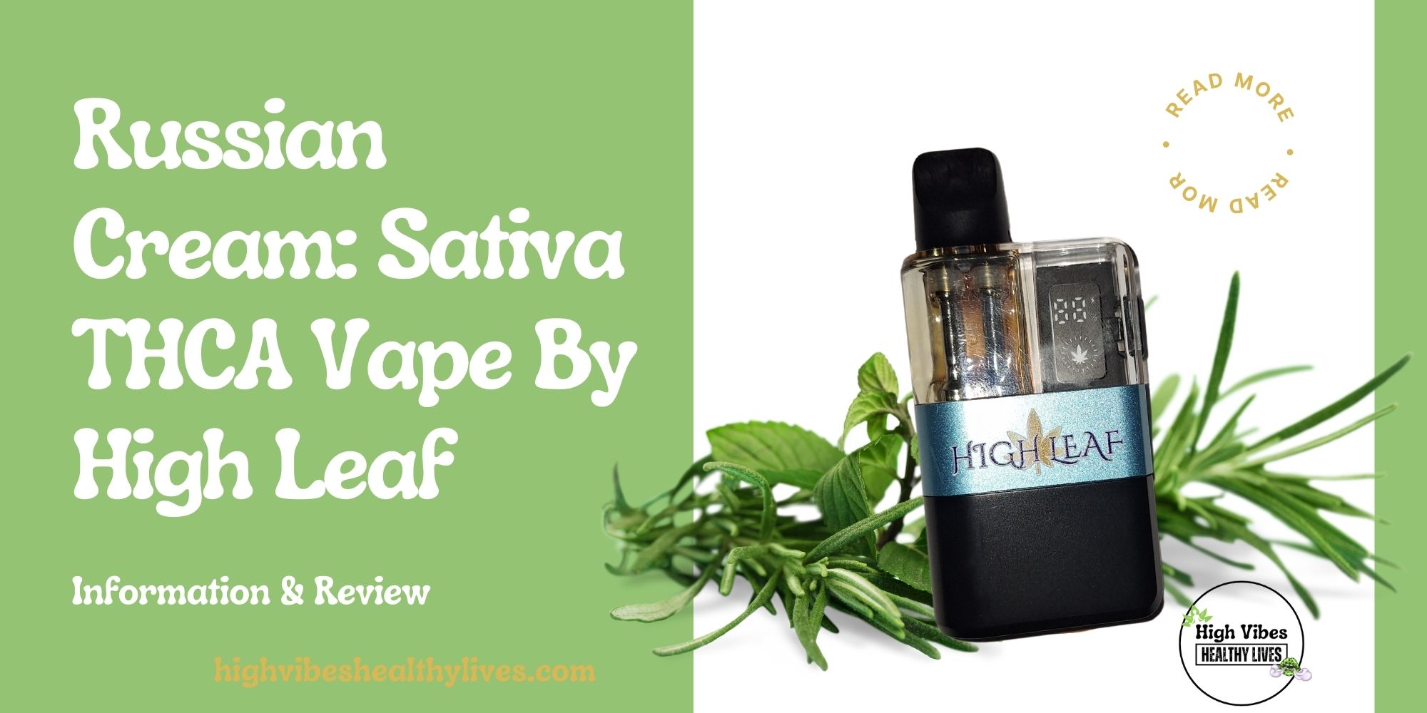 New russian cream sativa thca weed strain vape featured.