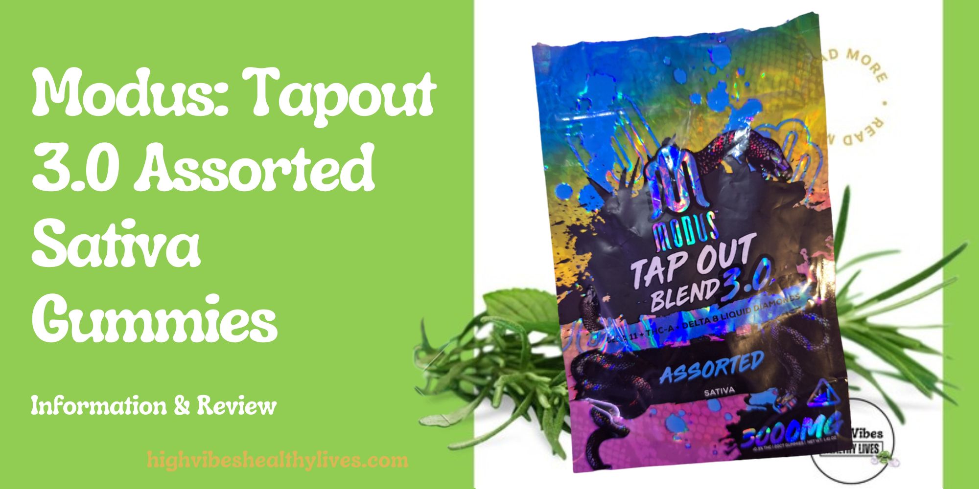 Modus: Tapout 3.0 Assorted Sativa Gummies featured