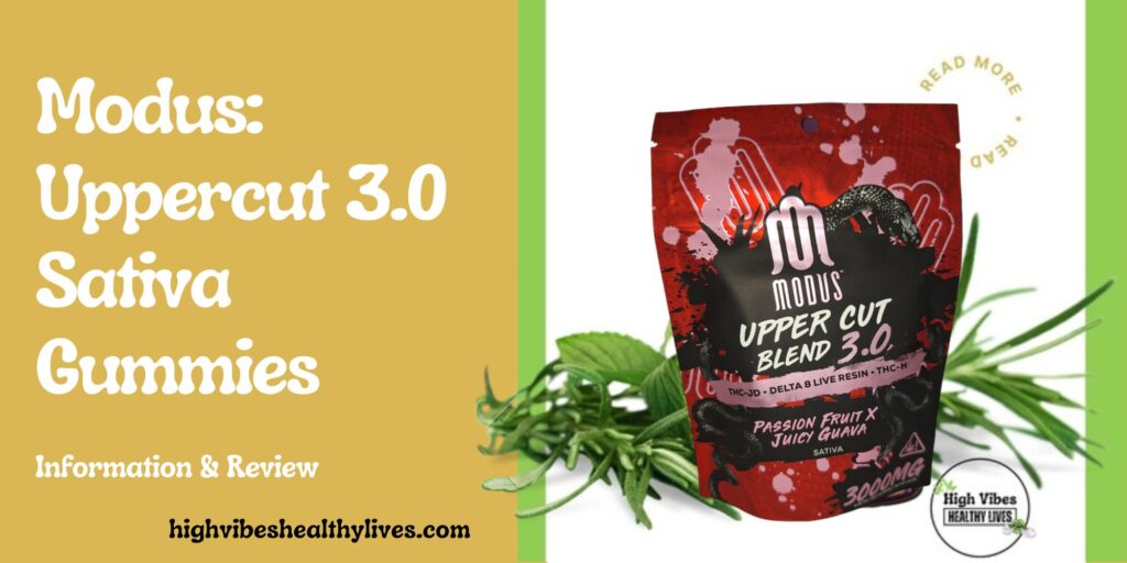 Modus: Uppercut 3.0 Sativa Gummies info and review featured.