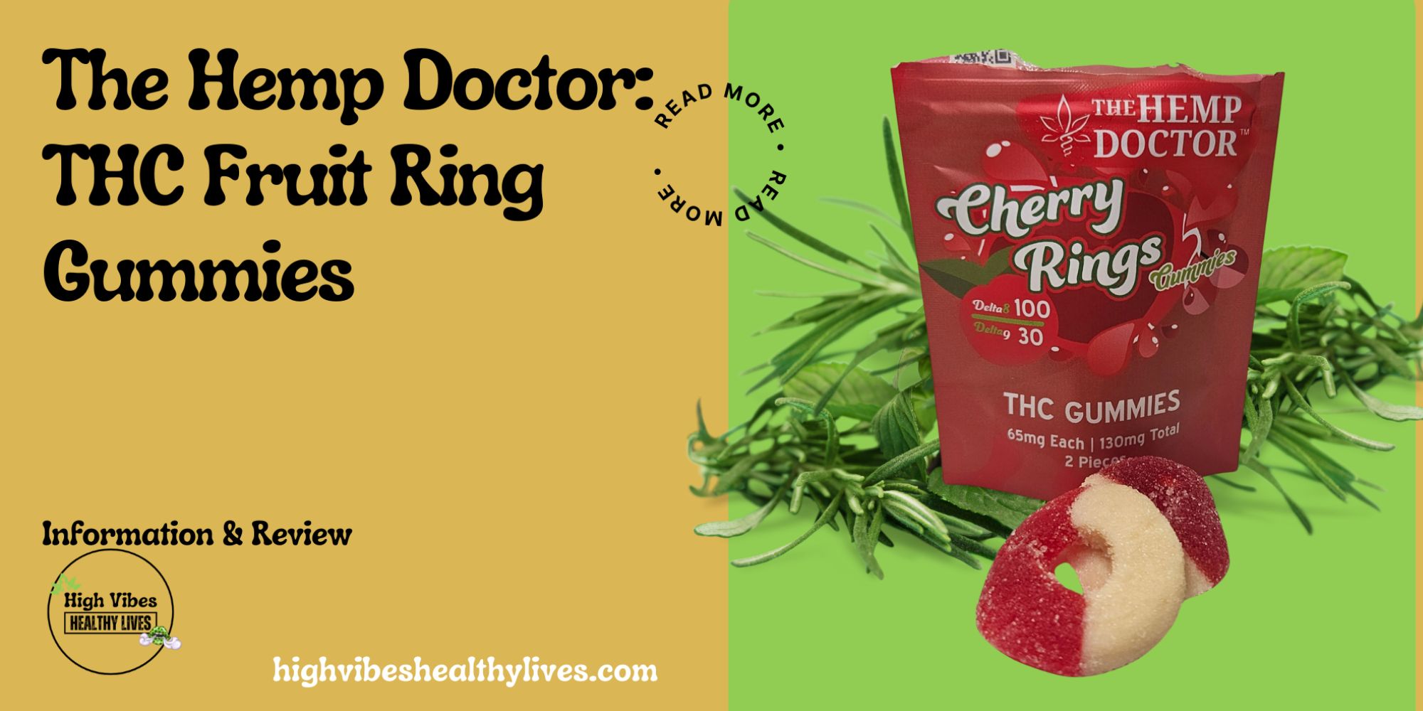 The Hemp Doctor: Fruit Ring Gummies info and review featured.