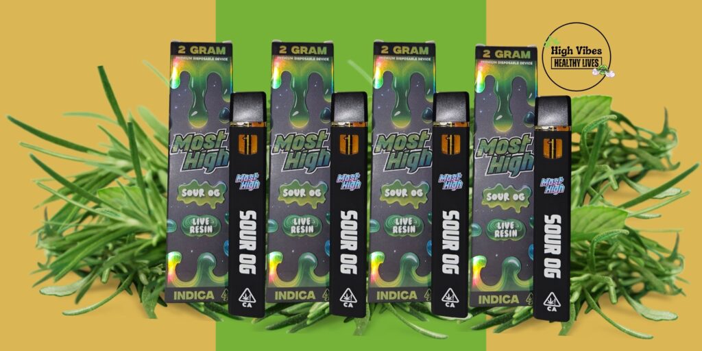 Most-High-Sour-OG-Indica-Vape-Split Most High: Sour OG Indica Vape supporting.